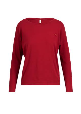 Longsleeve Carry me Home, enchanted red, Shirts, Red