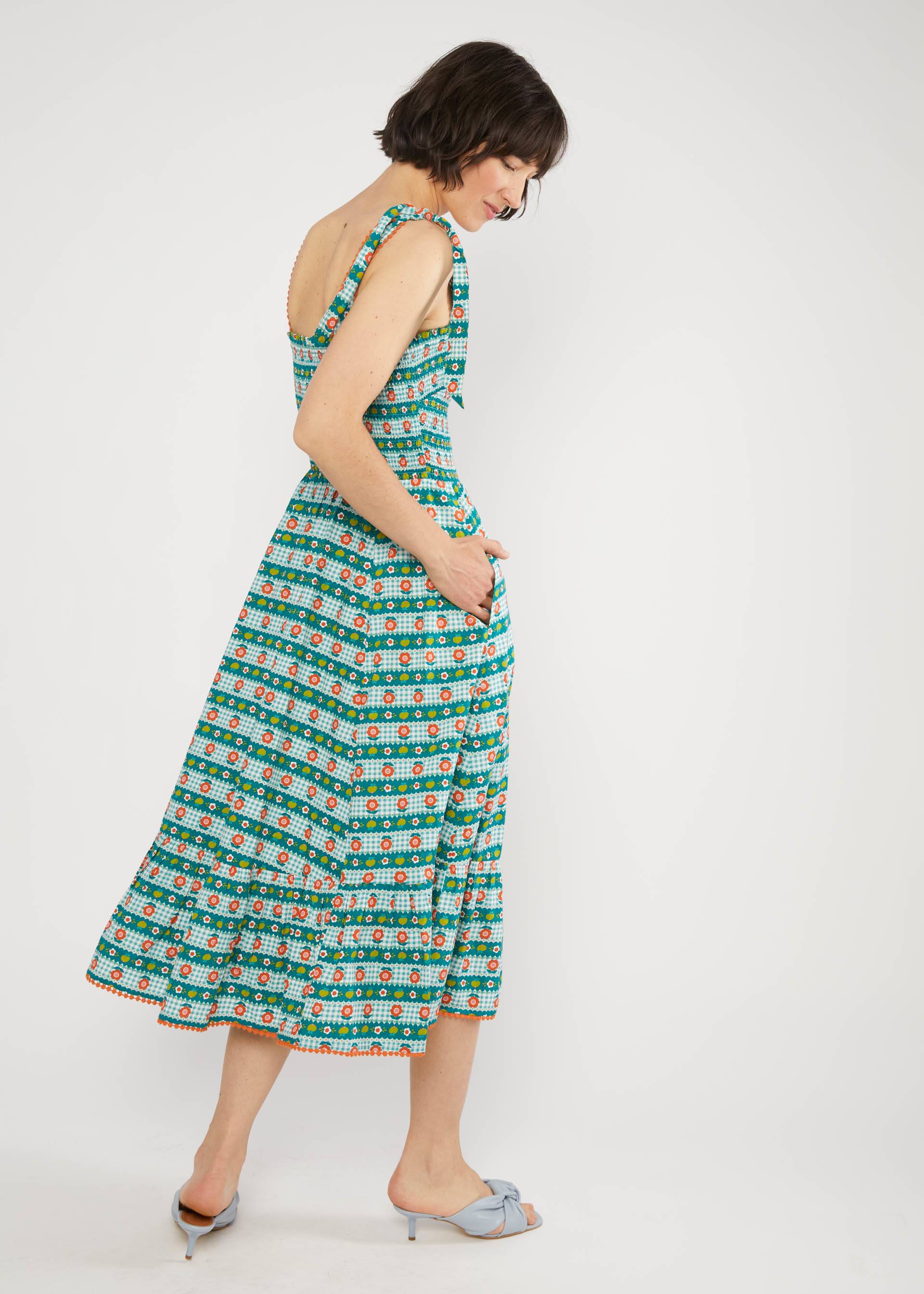 Midikleid Flowerchild, tiny picnic, Kleider, Grün