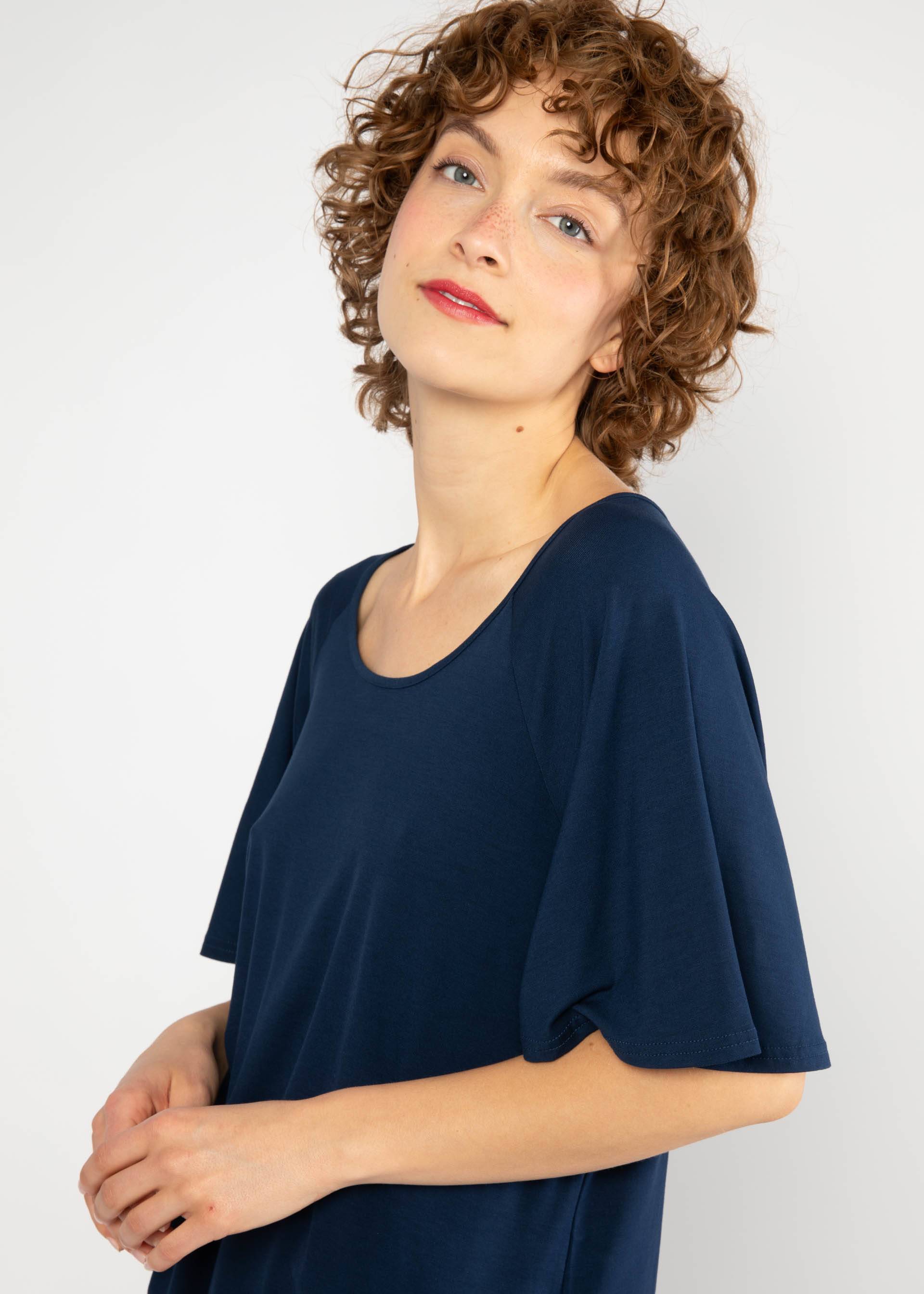 Jerseyshirt Fly Little Bird, inner cornflower blue, Shirts, Blau