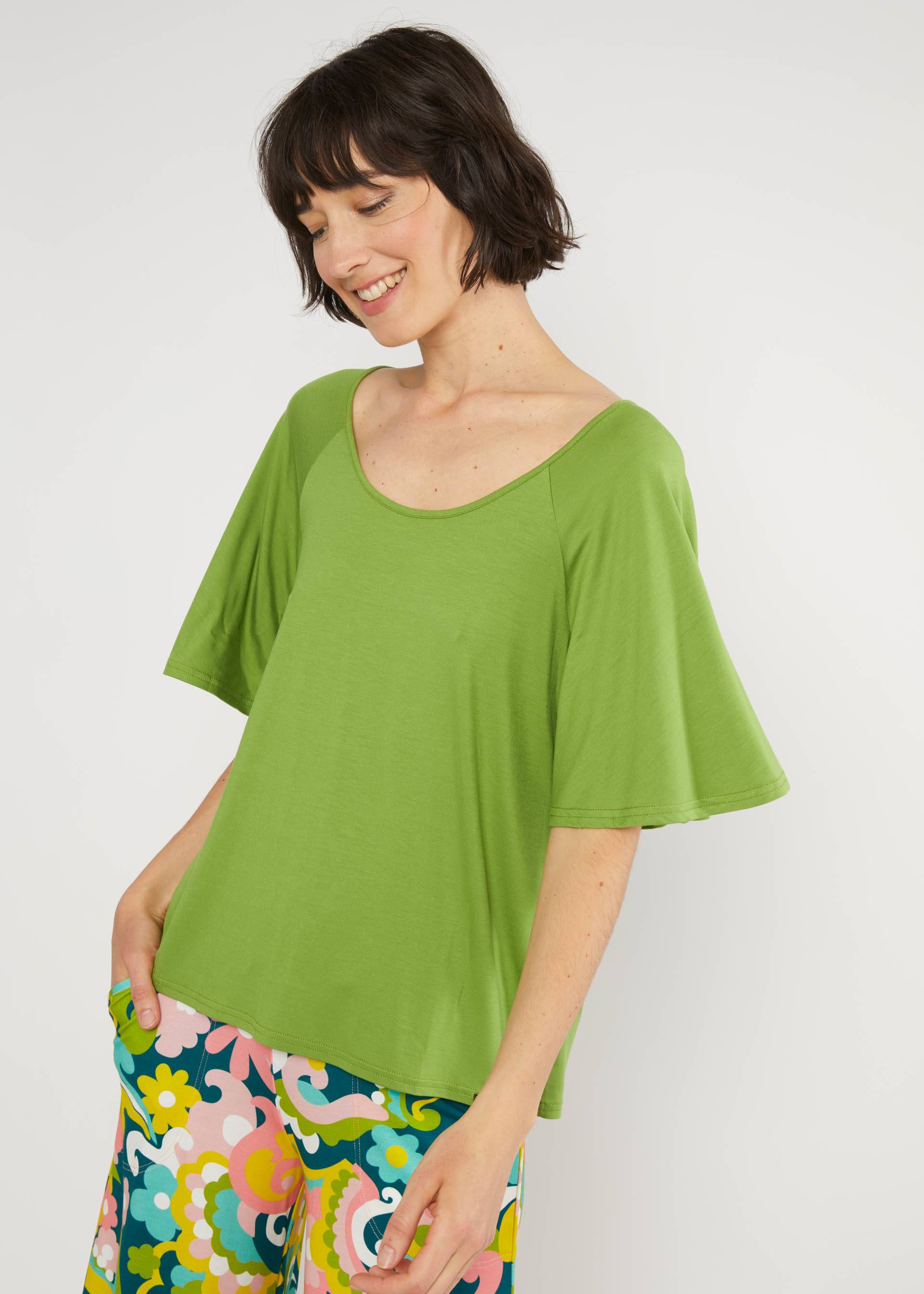 Jerseyshirt Fly Little Bird, little pea green, Shirts, Grün