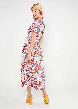 Midikleid Grand Opening, flower market, Kleider, Weiß