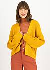 Cardigan Highway to my Heart, jaune dore, Knitted Jumpers & Cardigans, Yellow