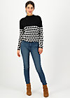 Knitted Jumper long turtle, knit black apple, Knitted Jumpers & Cardigans, Black