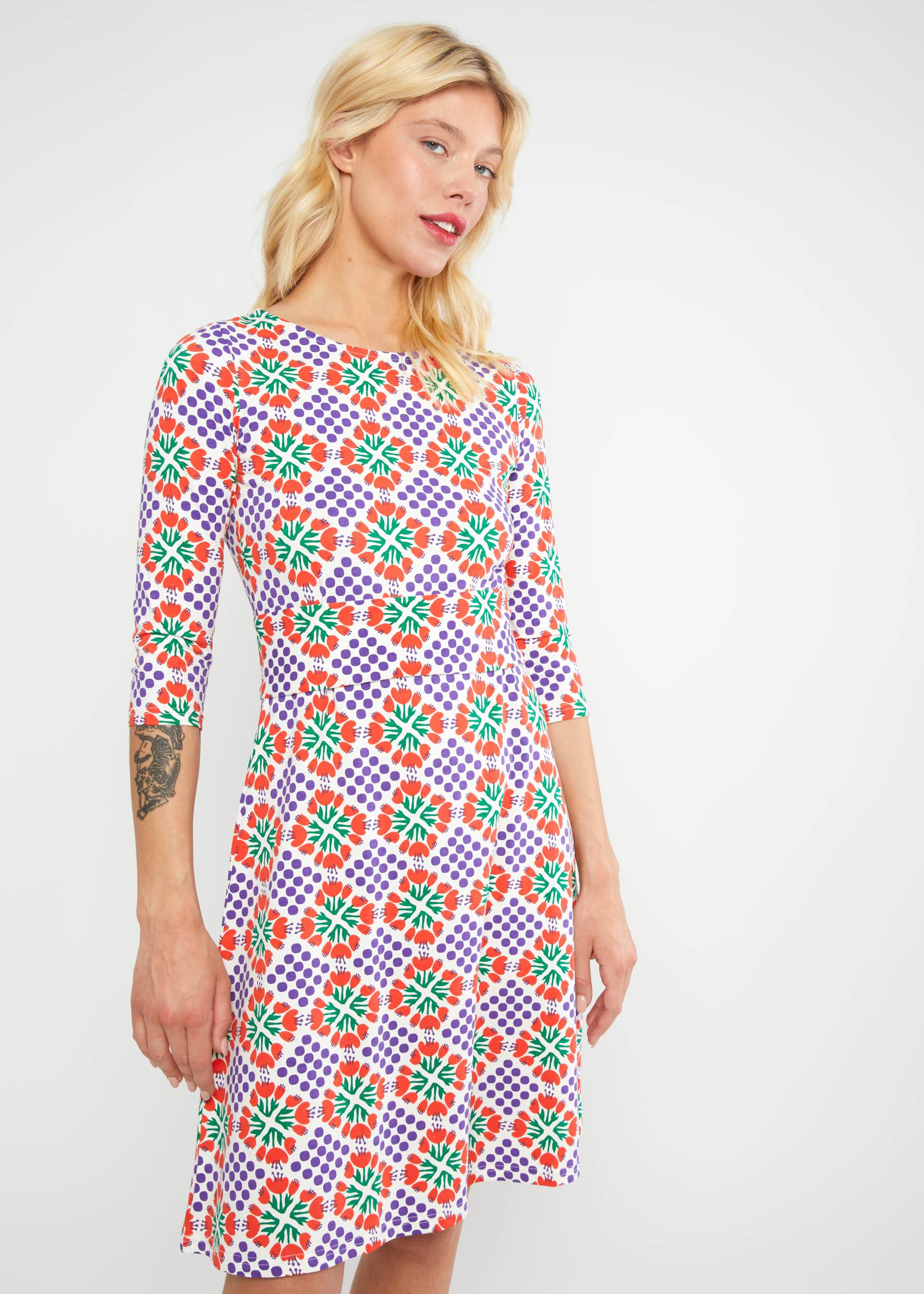 Jerseykleid Lovely Hug me, sunny sunray, Kleider, Weiß