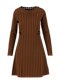 Shift Dress mod a lula, brown zig zag, Dresses, Brown