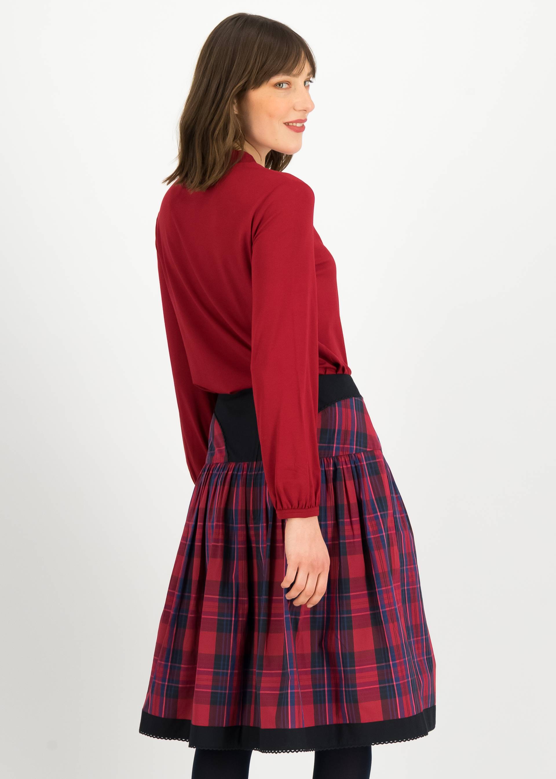 Faltenrock Story of Tailoring, enchanted trucker check, R&ouml;cke, Rot