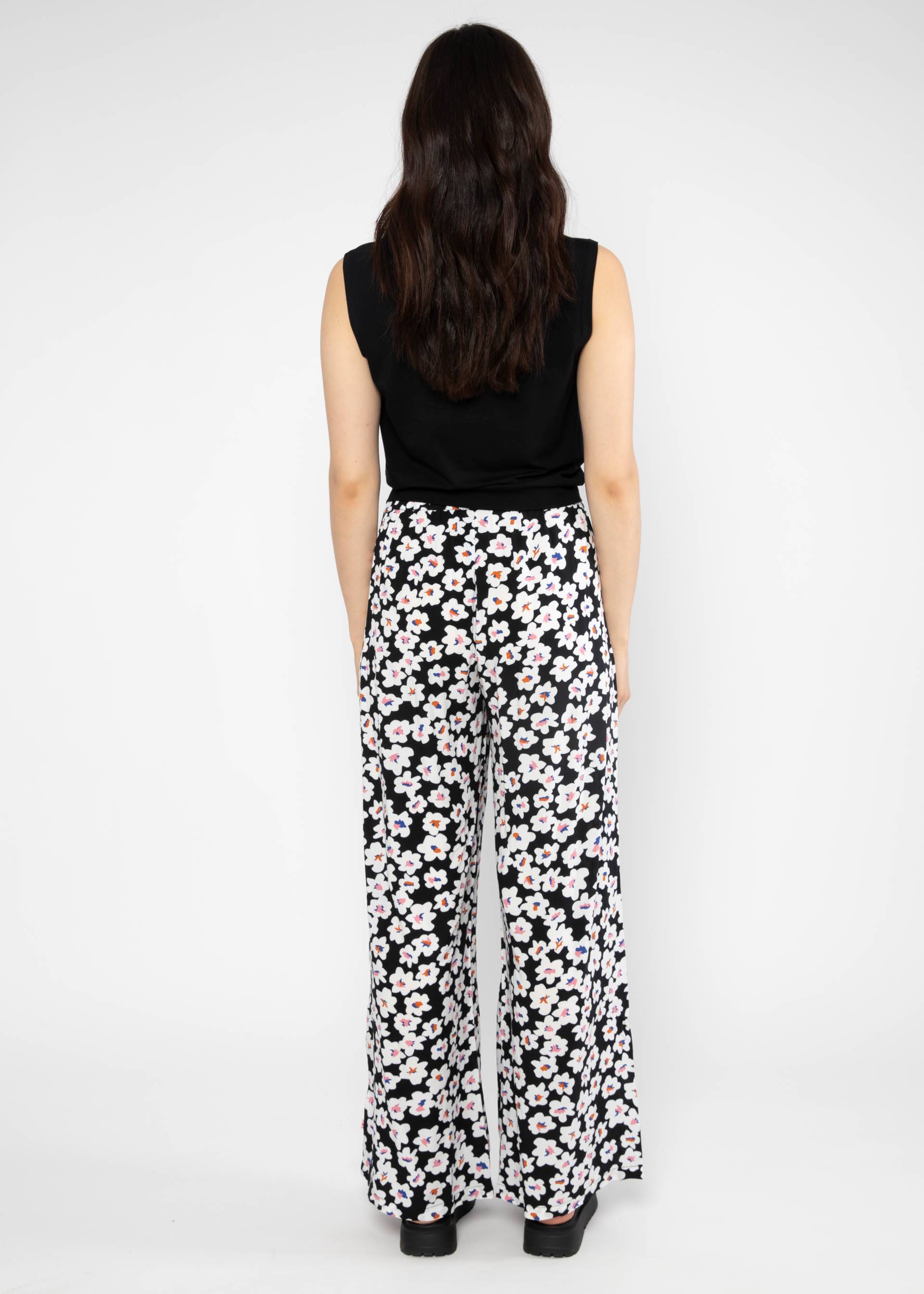 Sommerhose Breezy Palazzo, sweet nightshade, Hosen, Schwarz