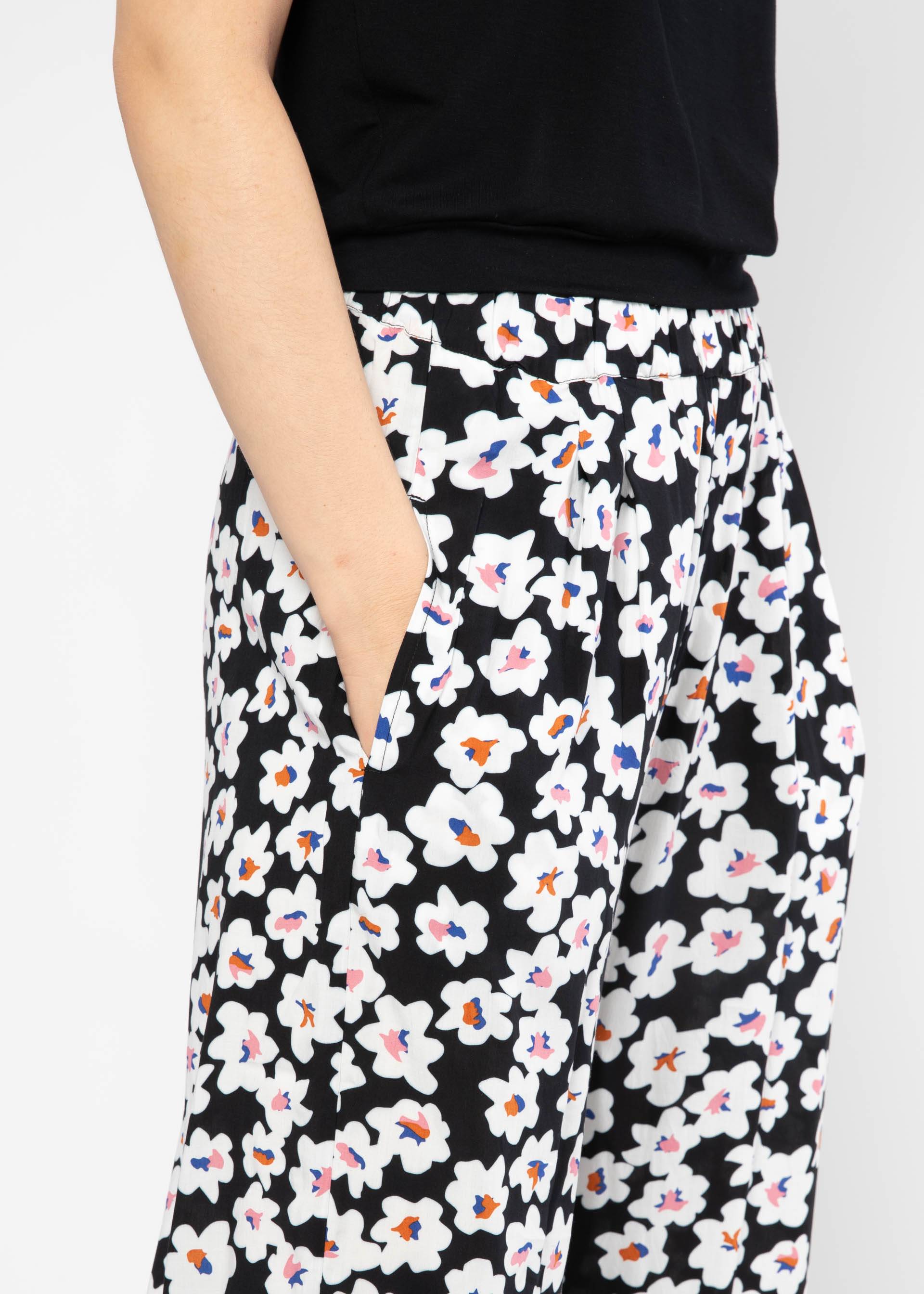 Sommerhose Breezy Palazzo, sweet nightshade, Hosen, Schwarz