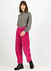 Corduroy Pants High Waist Olotte, kissing booth pink, Trousers, Pink