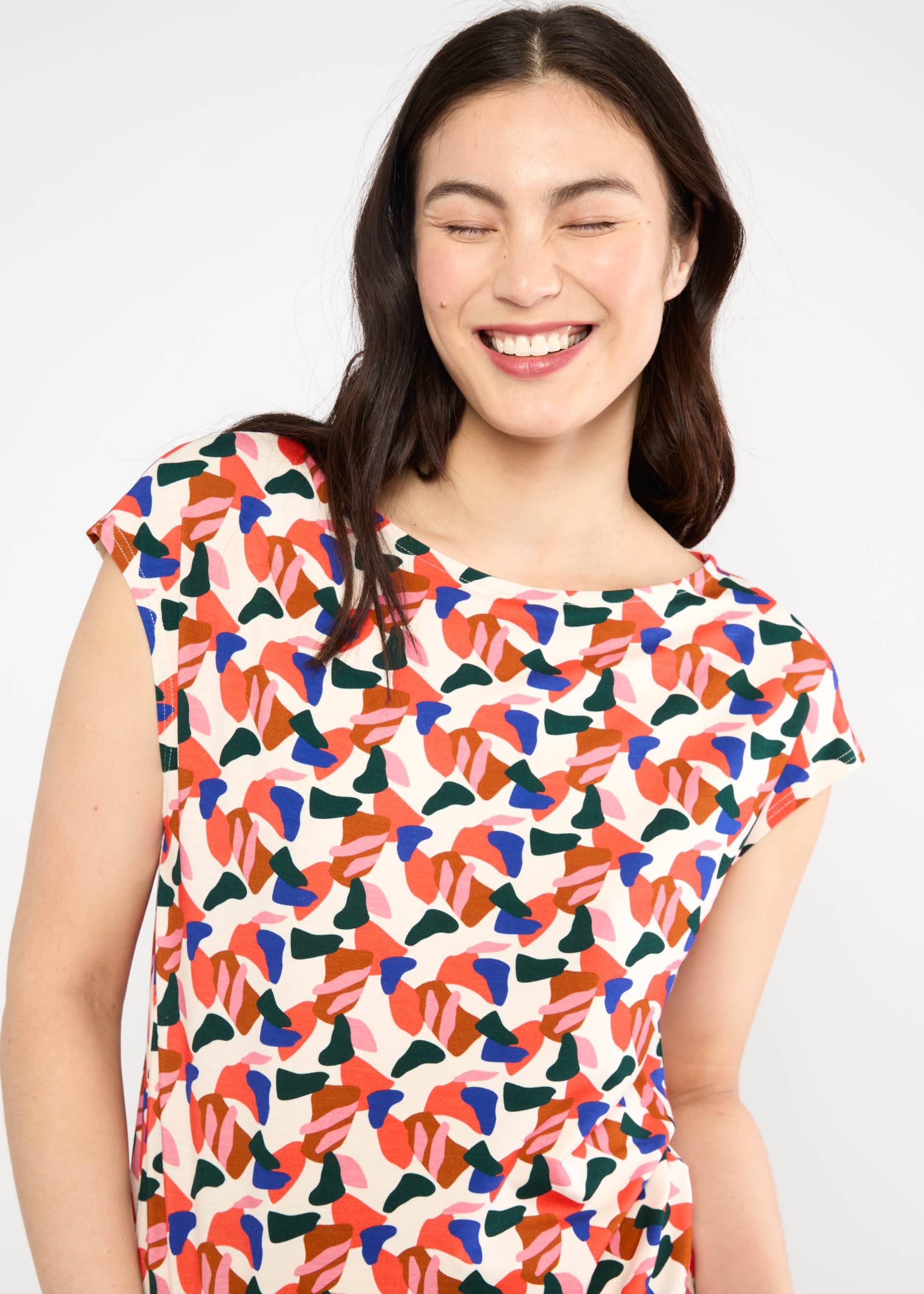 Shirt Breezy Flowgirl, stones of heat, Shirts, Orange