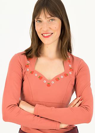 Longsleeve miraculous power, faded rose, Shirts, Rosa