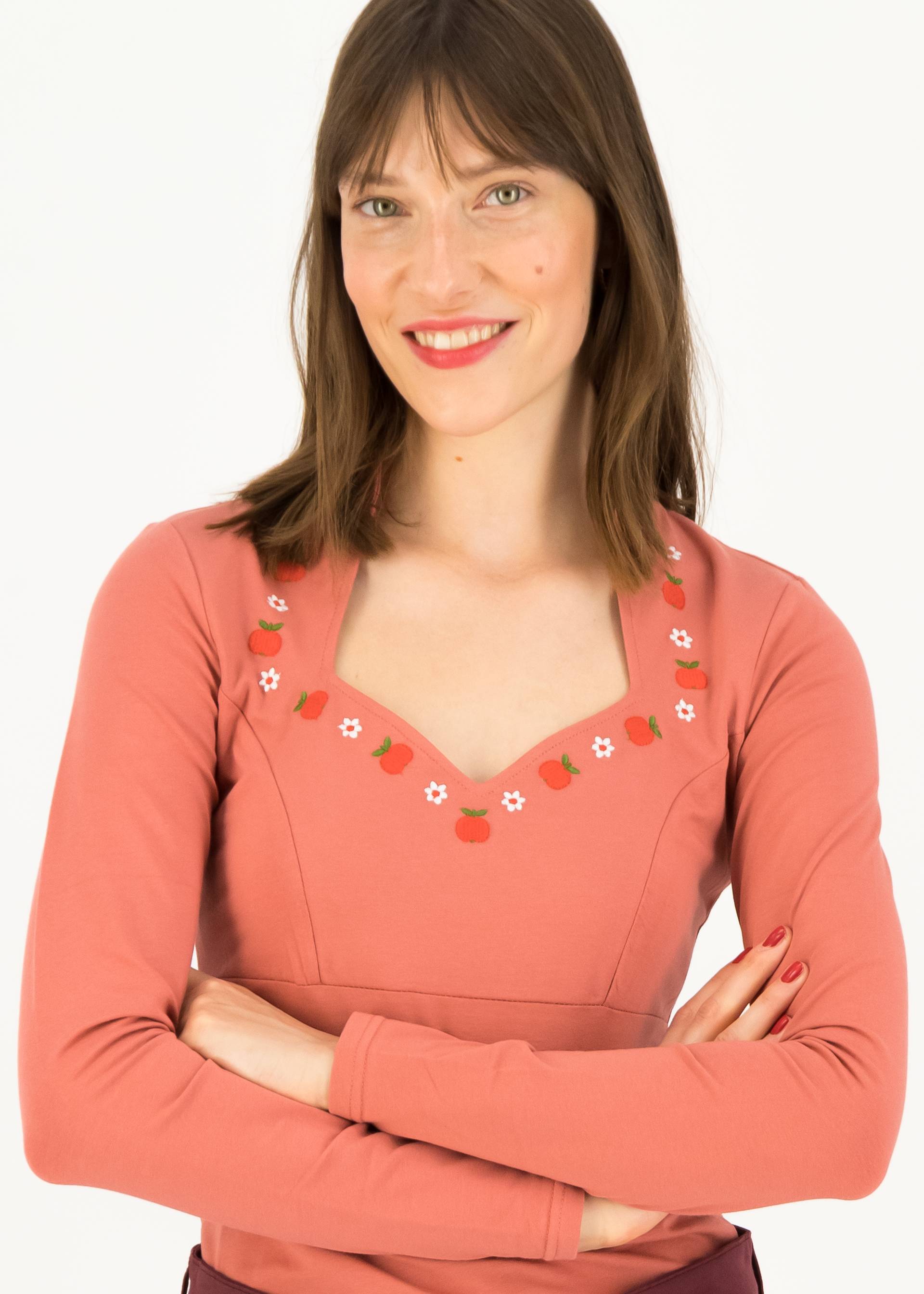 Longsleeve miraculous power, faded rose, Shirts, Rosa