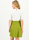 Circle Skirt vive l'amour, strawberry soucre, Skirts, Green