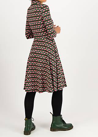 Jerseykleid Miraculous Power Tralala, be your own flower, Kleider, Schwarz