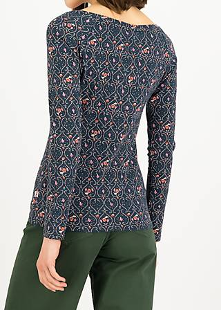 Longsleeve Savoir Vivre, lovely mushroom, Shirts, Blau