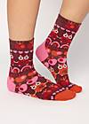Cotton socks Sensational  Steps, beeing extra, Socks, Red