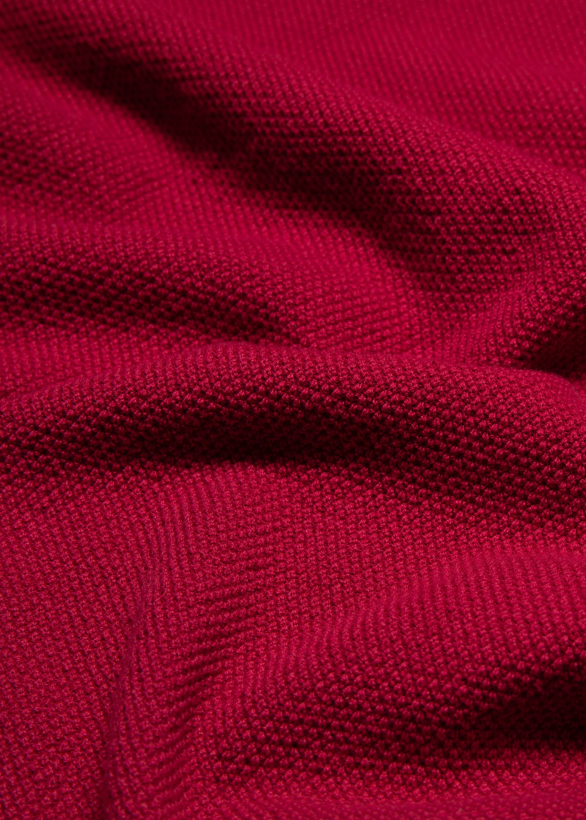 Strickkleid Straight and Easy Braided, lovely red lipstick, Kleider, Rot