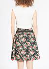 Summer Skirt polkagrisar glocke, sensommar blomsteräng, Skirts, Black