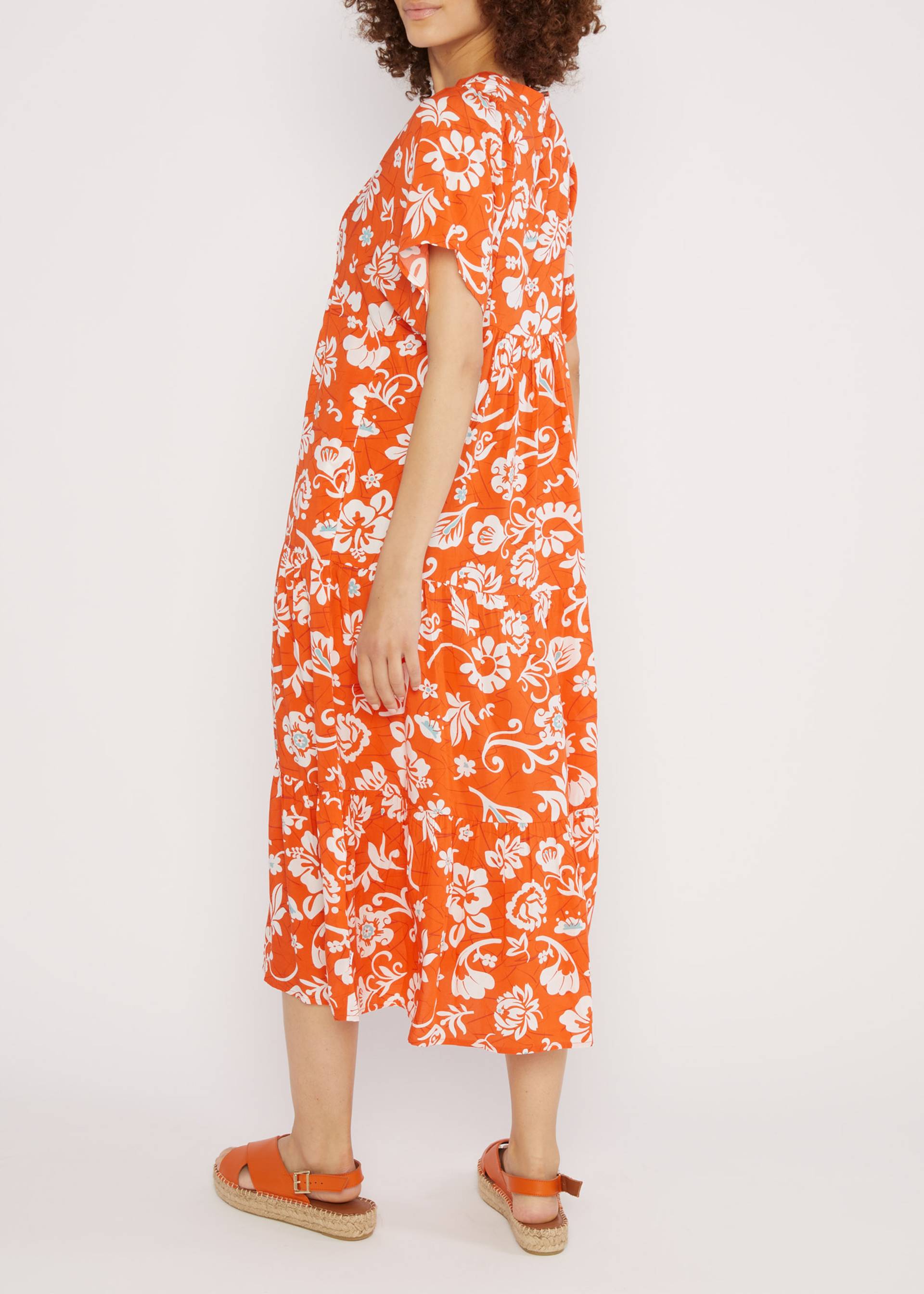 Sommerkleid Saint Tropen, tropical paradise feeling, Kleider, Orange