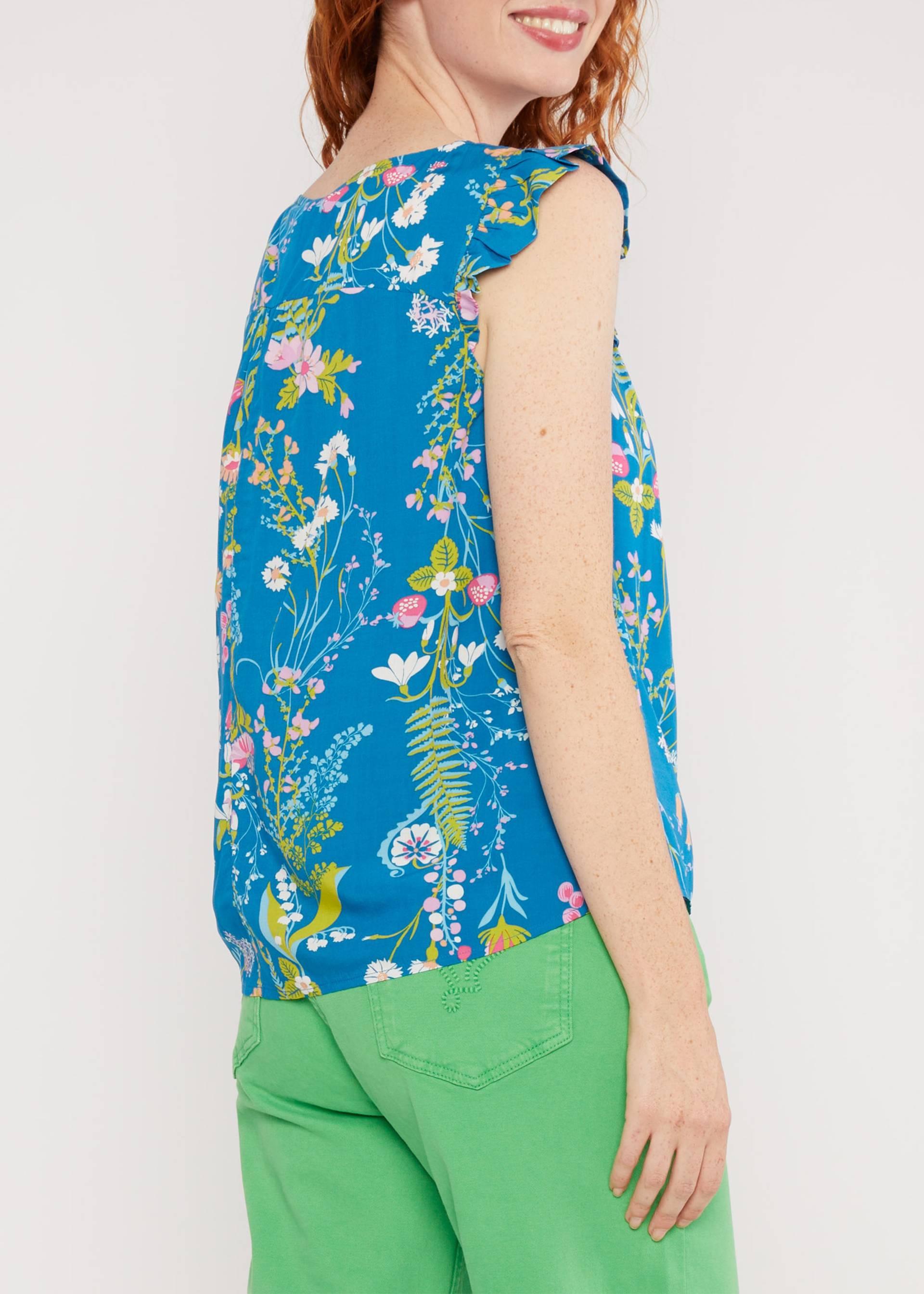 Sleeveless Top Wild Baby Doll, greek midsummer night's dream, Tops, Blue