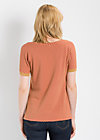 fantastic frock tee, copper coin dots, Shirts, Red