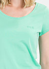 logo shortsleeve u-shirt, liberty green, Shirts, Grün