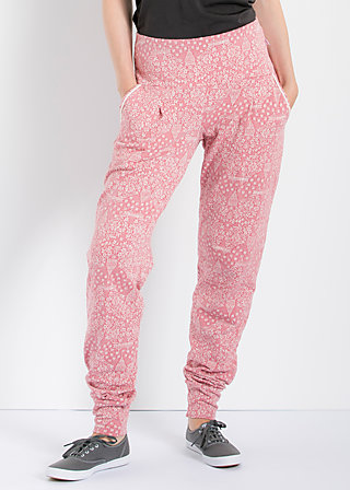 lovely lazyness pants, romantic sightseeing, Trousers, Red