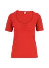 T-Shirt Balconnet Féminin, love is in the air red, Shirts, Rot