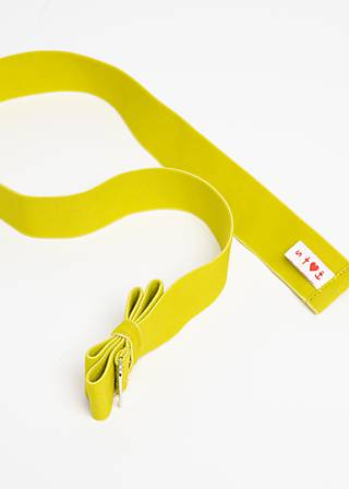 Waist belt Fantastic Elastic Bow, grasshopper-green belt, Accessoires, Green