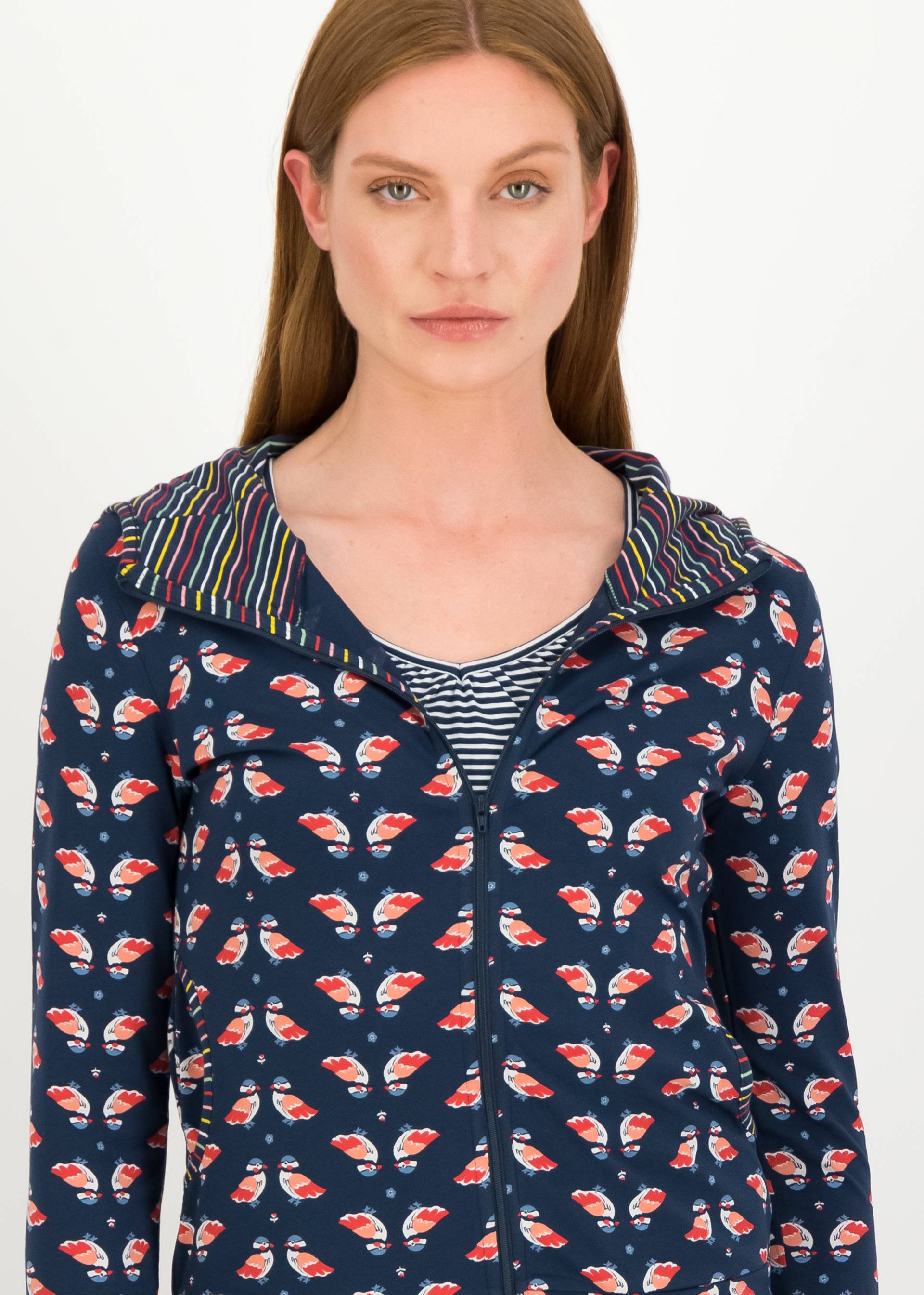 Kapuzenjacke Scuba Duba Zip Up, chirping bird, Sweatshirts & Hoodies, Blau