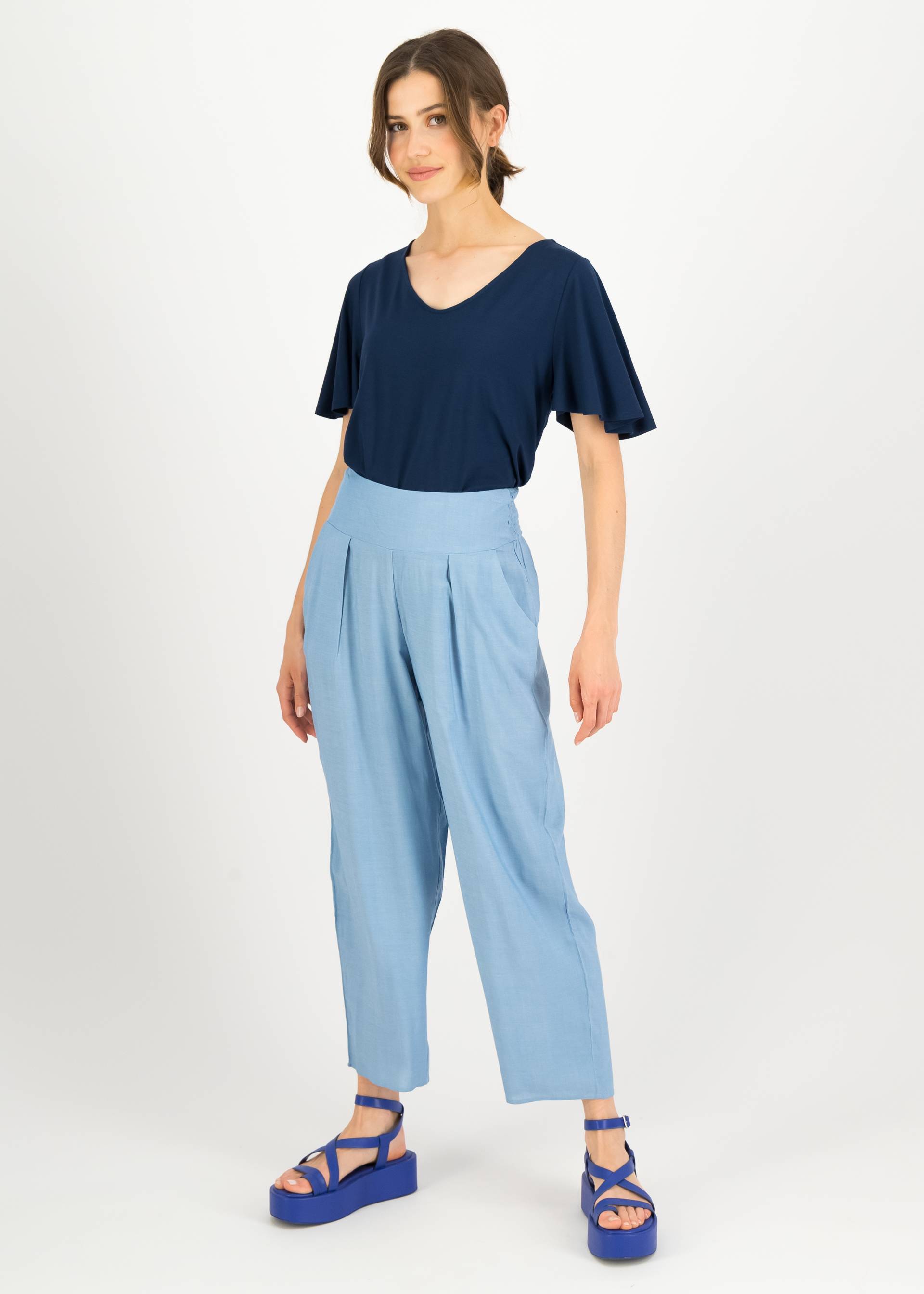 Sommerhose Oh my Lottjes, clear and pure like water, Hosen, Blau