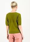 Knitted Jumper Pretty Preppy Crewneck, green pigtail knit, Knitted Jumpers & Cardigans, Green