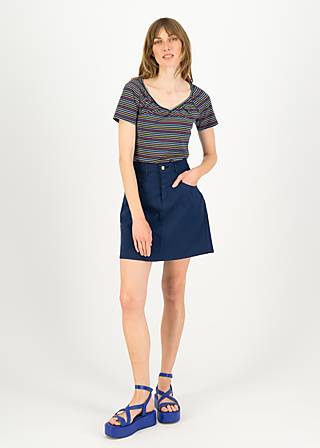 T-Shirt Sailordarling, colorful love stripe, Tops, Blue