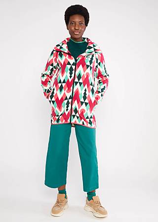 Fleece Jacket Hüttenzauber Long, mountain is calling, Jackets & Coats, White