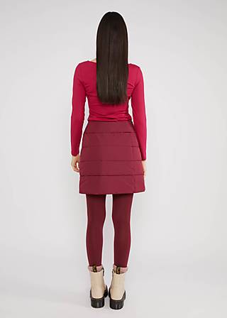 Winterrock No Down zip'n'zap, dance to the best bordeaux, Röcke, Rot