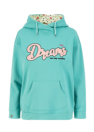 Hoodie dreams are my reality, aqua blue, Sweatshirts & Hoodies, Turquoise
