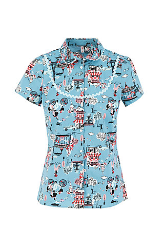 Summer blouse poupette, ohlala paris, Blouses & Tunics, Blue
