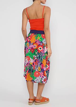 Summer Skirt Ease of Being, coral flower, Skirts, Purple