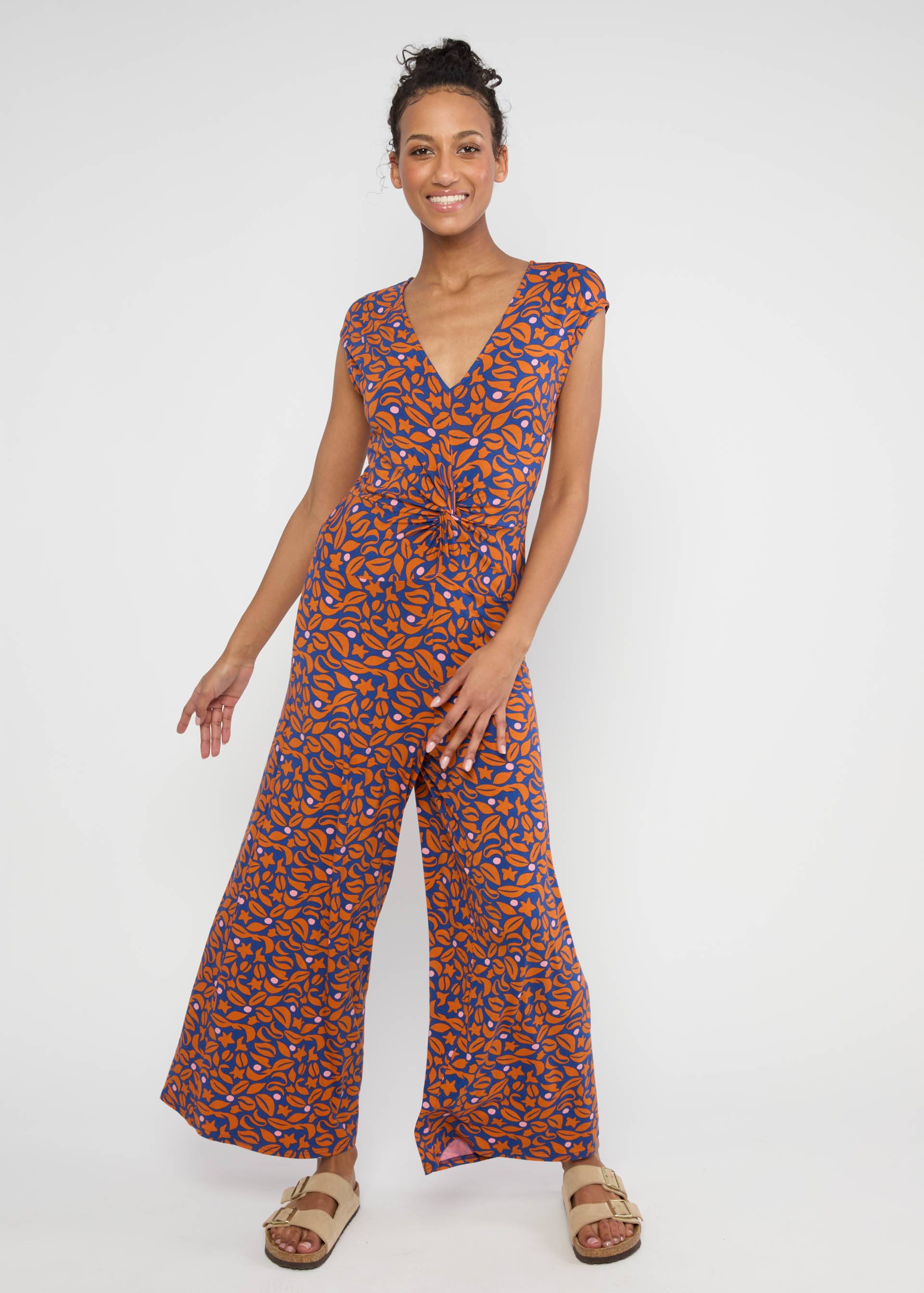 Jumpsuit Sensual Sensation Drapé, midnight coffee, Jumpsuits, Blue