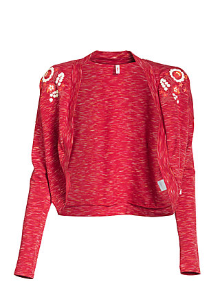 Cardigan saint floridity, mediterrain melange, Strickpullover & Cardigans, Rot