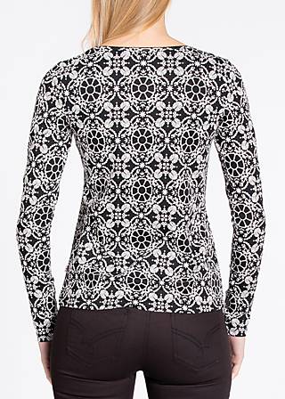 Longsleeve frau holles wood, lake lily, Shirts, Schwarz