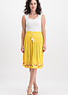 lady doll, sunflower crepe, Skirts, Yellow