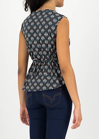 Top miss charming, picking the pineapple, Shirts, Schwarz