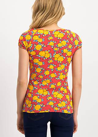 T-Shirt strandhaus romance, summer roses, Shirts, Rot