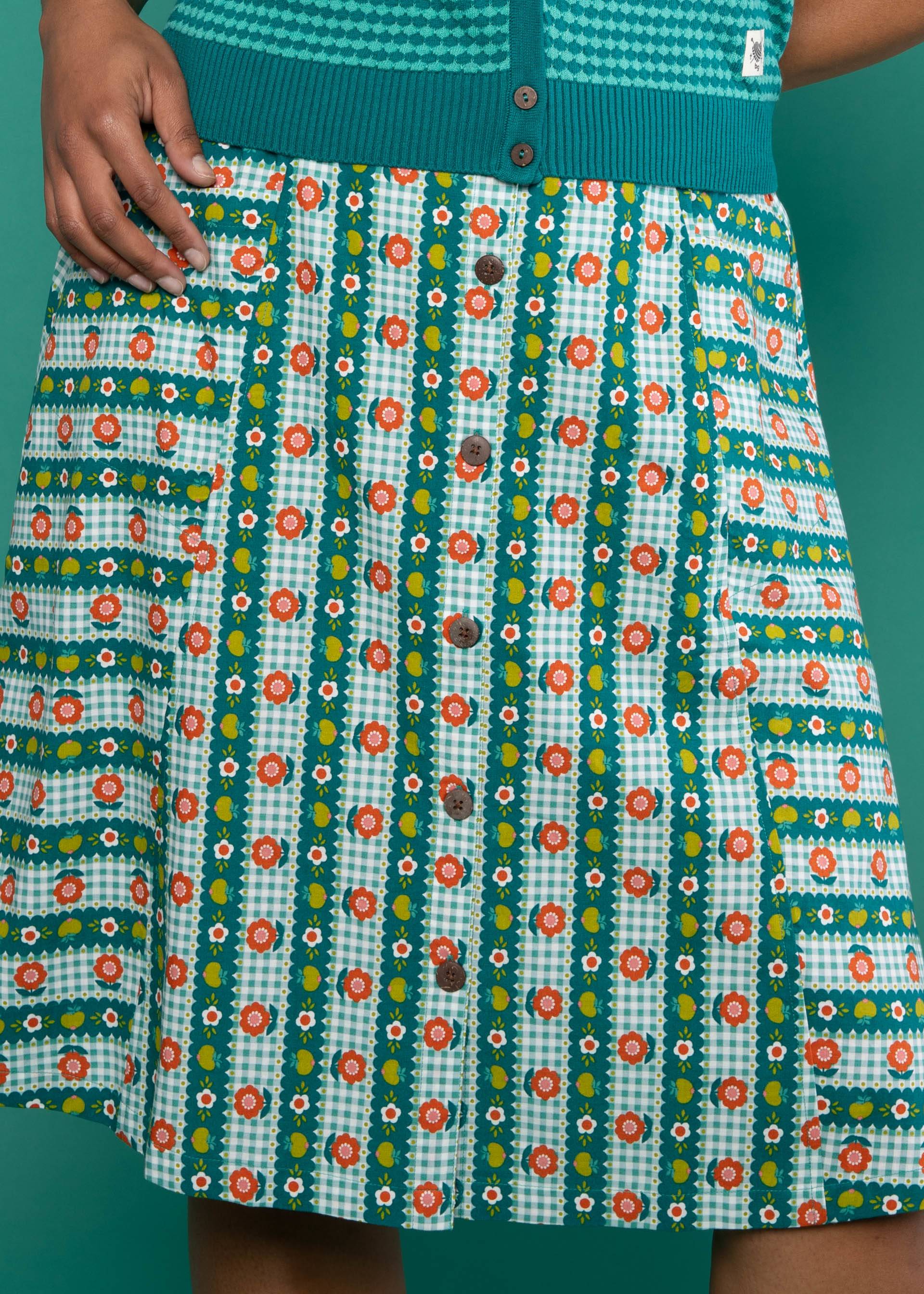 Sommerrock Clockwork Vintage, tiny picnic, Röcke, Grün