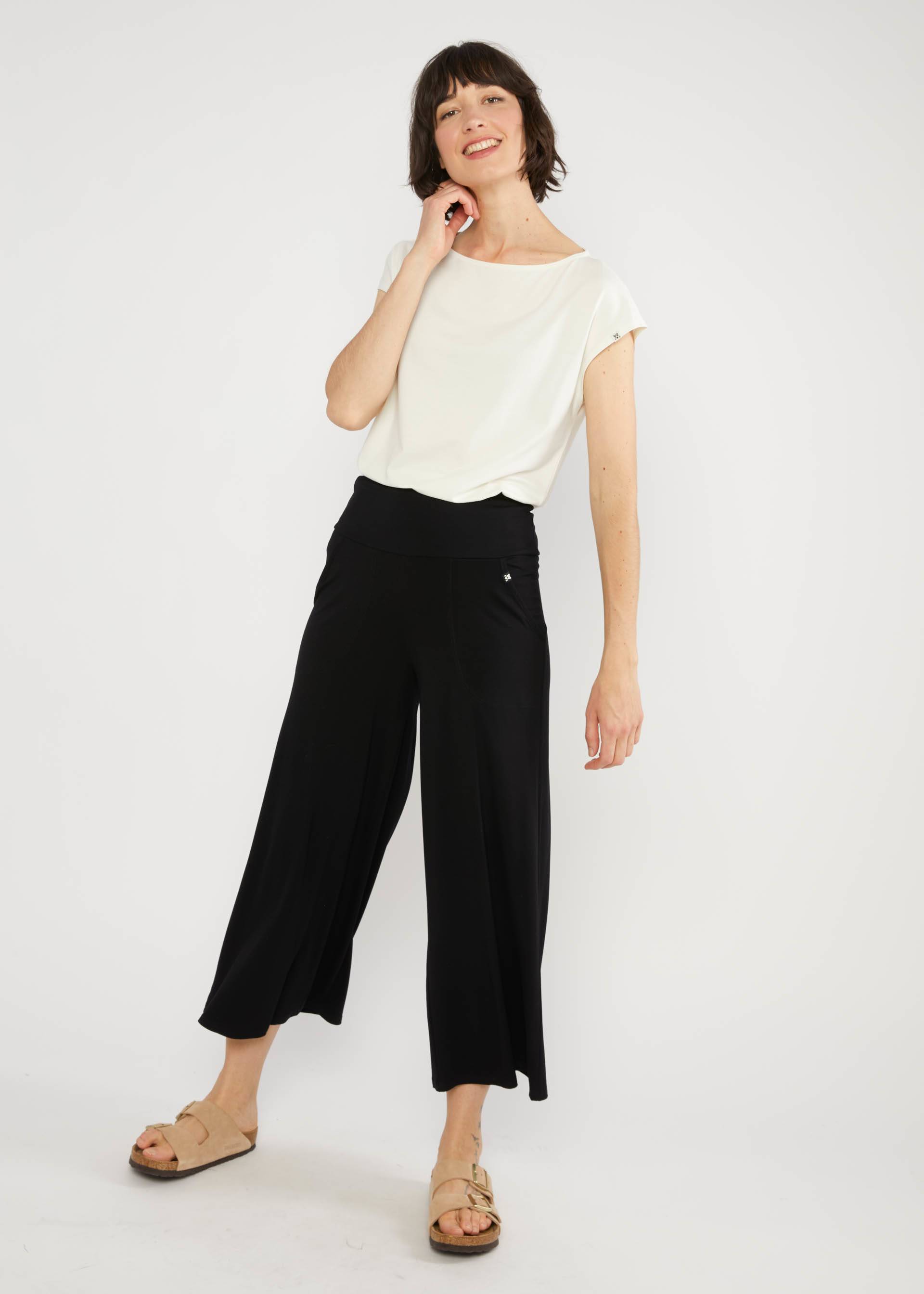 Culottes Cul de Berlin, soot black, Trousers, Black