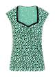 Sommer Top Let Romance Rule, wild leo, Shirts, Grün