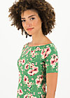 T-Shirt carmelita, floral florida, Shirts, Green
