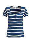 breton heart, maritim stripes, Shirts, Blue