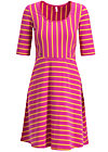 logo breton dress, sweet stripes, Dresses, Red